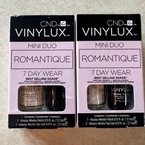 CND Vinylux Romantique Mini Duo 2 boxes NEW